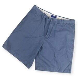 Clearwater Outfitters Resort Collection Mens Blue Chino Shorts Size 36 Cotton